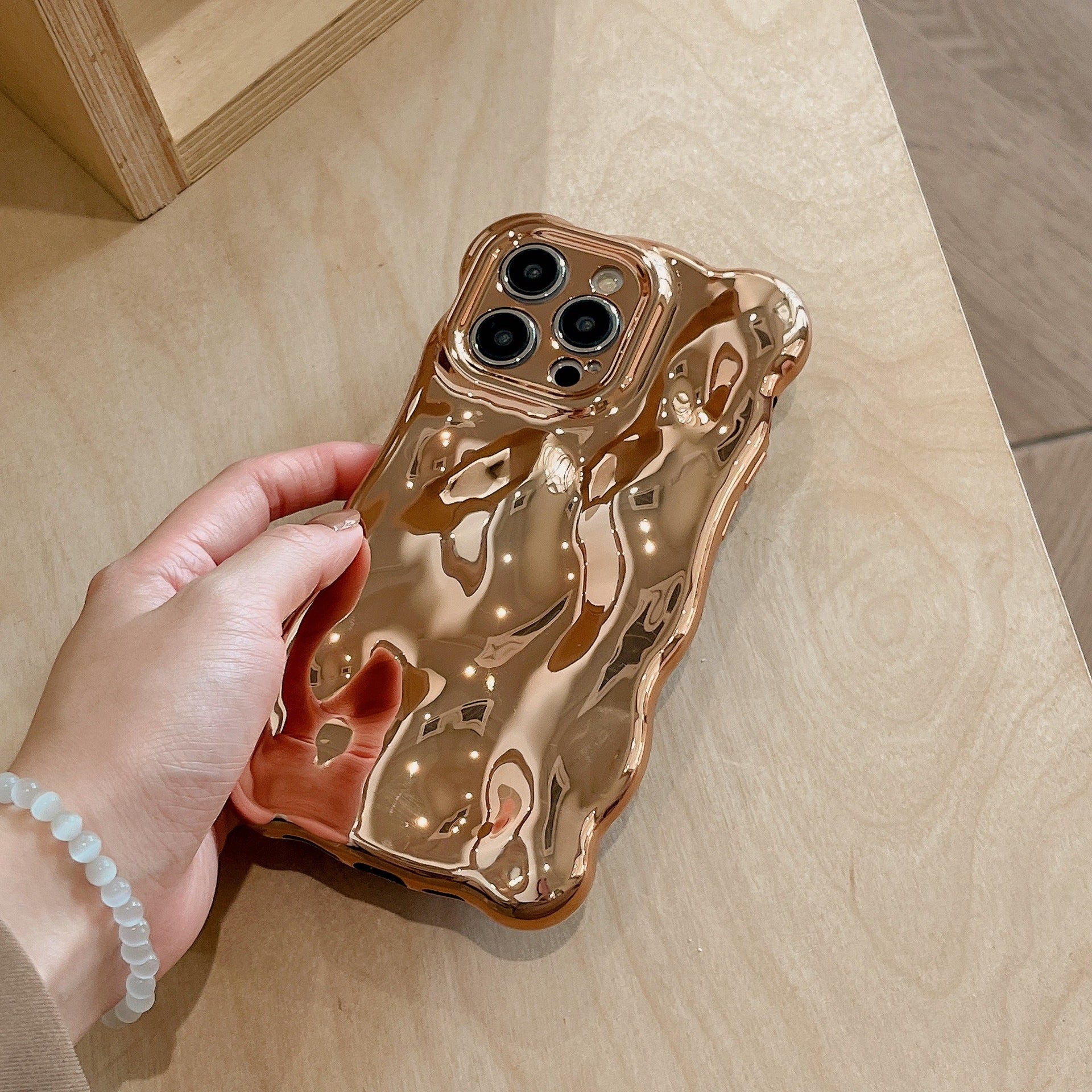 Couleur pure Bubble Shell Electroplating Sens avancé