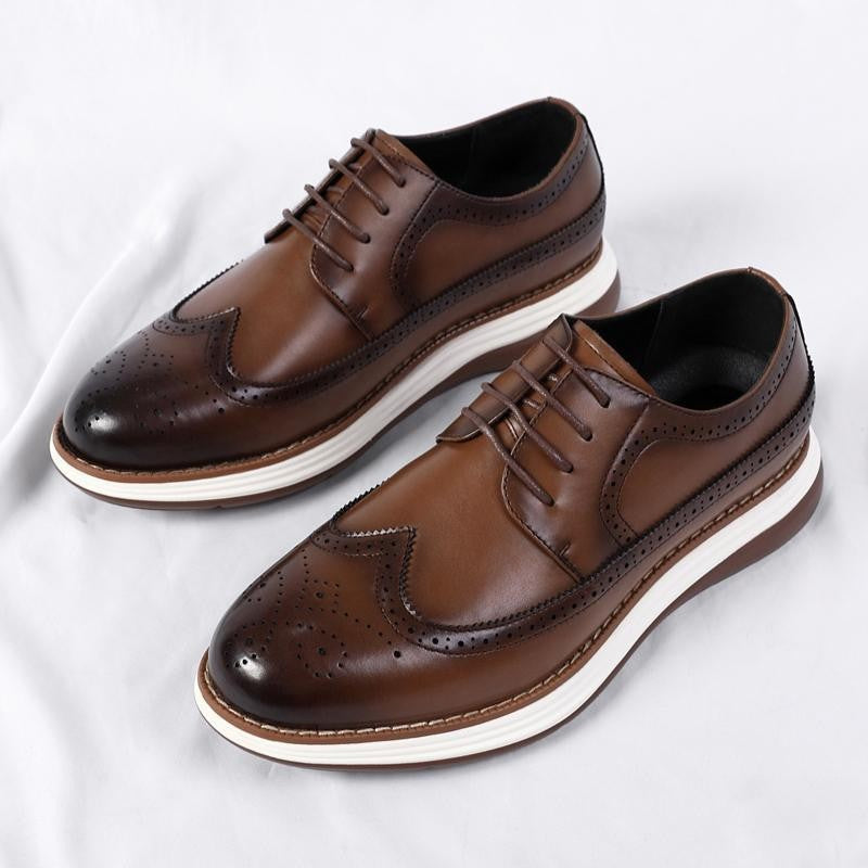 Chaussures en cuir tendance homme ultra-fibre confortable et casual