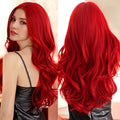 Cosplay Perruque Multicolore Femmes Curls Cheveux de Wavy Perruque Long Curly Cheveux