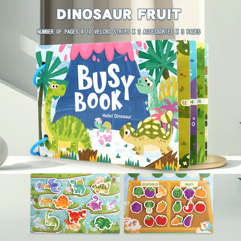 Livre occupé Dinosaur-Thème d'activité Jouet