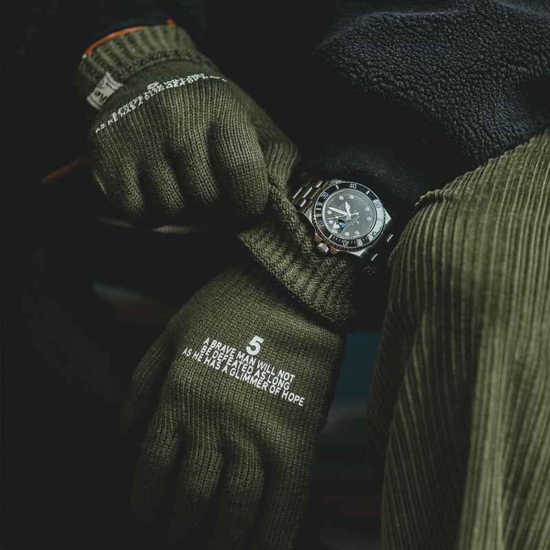 Men's Retro American Wear-Resistant Warm Cycling