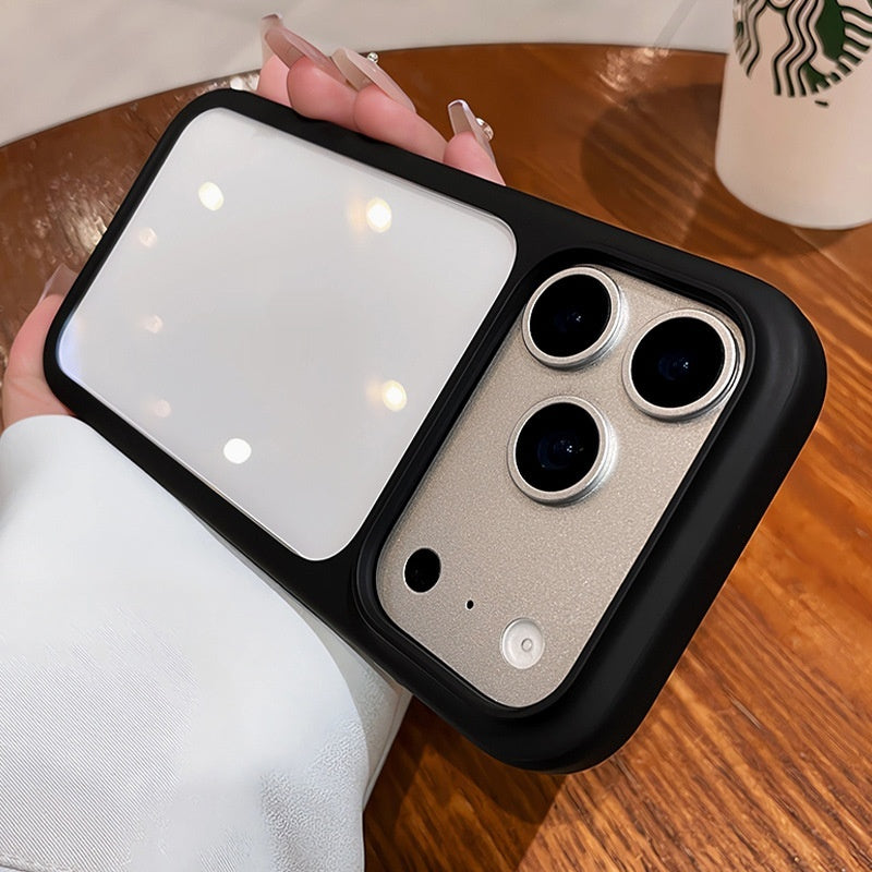 Boîtier de téléphone transparent en cristal acrylique avec caméra Et la couverture du bouton