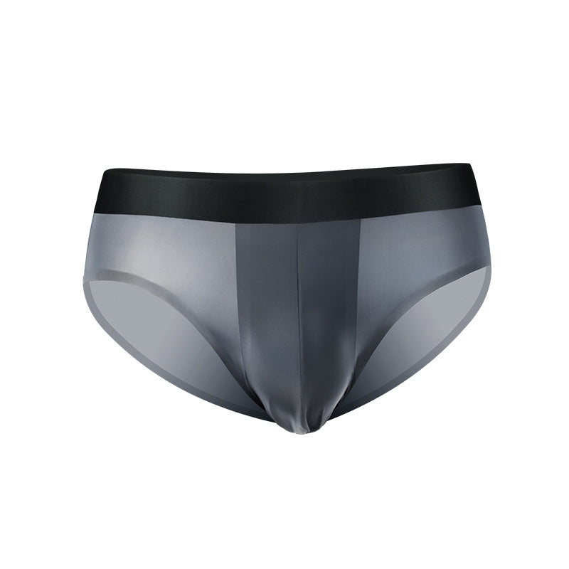 Sous-vêtements hommes Ice Silk Seamless Ultra-mince été