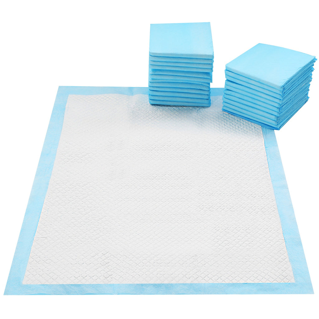 50Pcs par jeu de chiens d'entraînement Pads pour chiots Pads chat Wee Mats Potty-Train 24in X 18in M