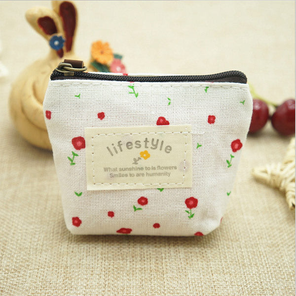 Version coréenne de la mode Zakka mini et petit porte-monnaie zéro belle bande dessinée
