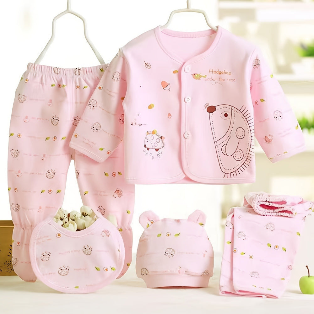 Ensemble de sous-vêtements Bébé Long Sleeve Cardigan Top Pantalon Loungewear Self-pickup seulement