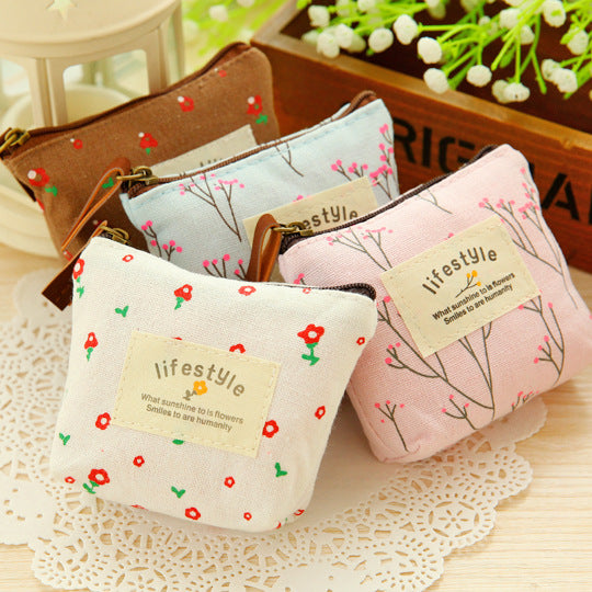 Version coréenne de la mode Zakka mini et petit porte-monnaie zéro belle bande dessinée