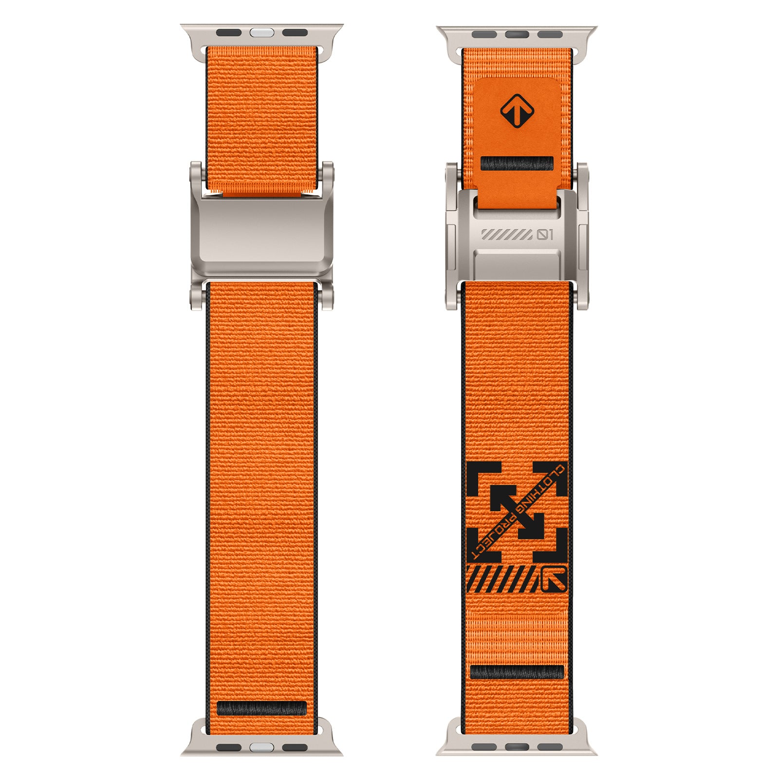 Bracelet de montre Velcro à boucle magnétique tissée