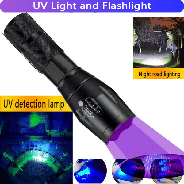 Lampe de poche LED 2-en-1