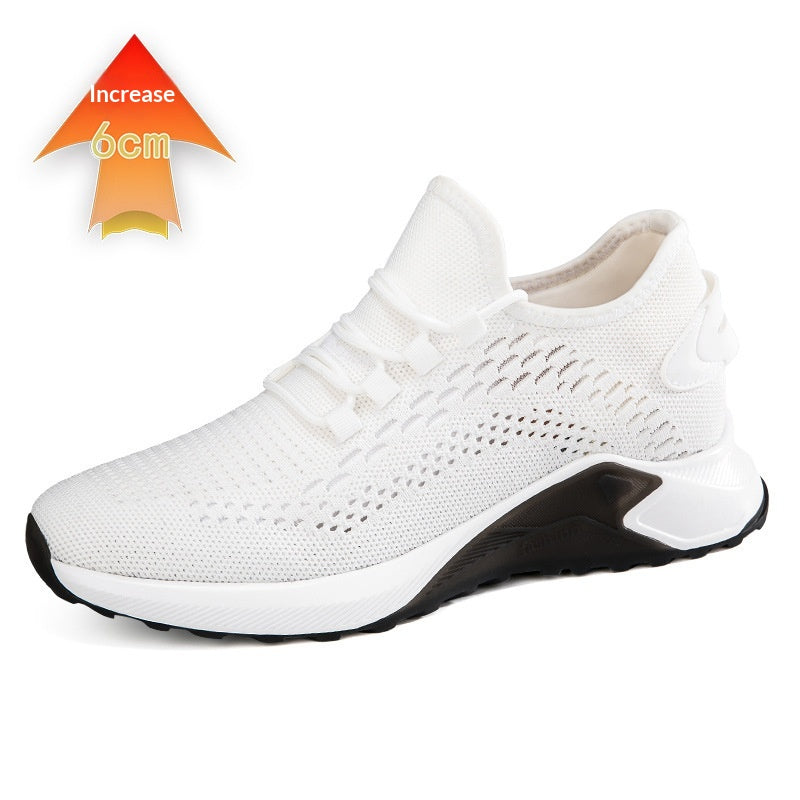 Hommes Invisible augmentation de la hauteur Casual Sports Mesh Chaussures