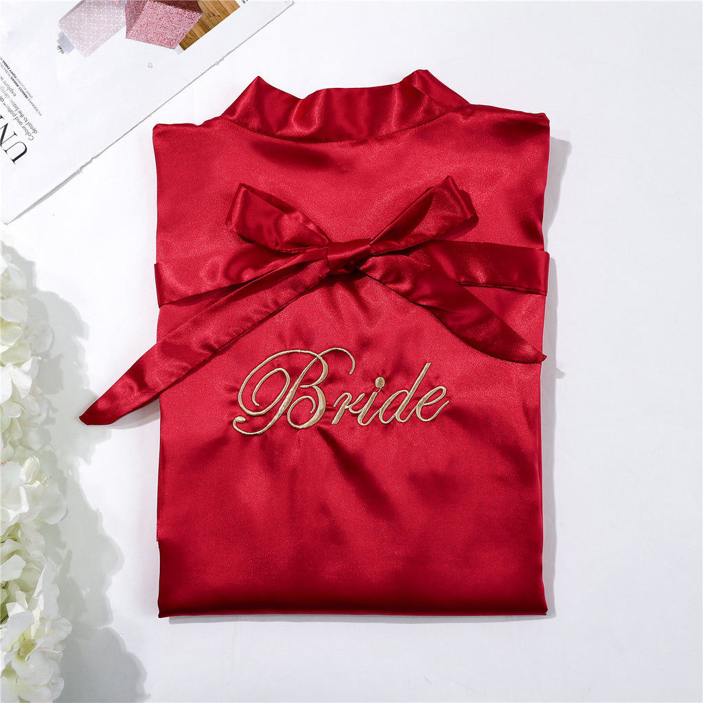 Pyjama de mariée Simulation Soie Chemise