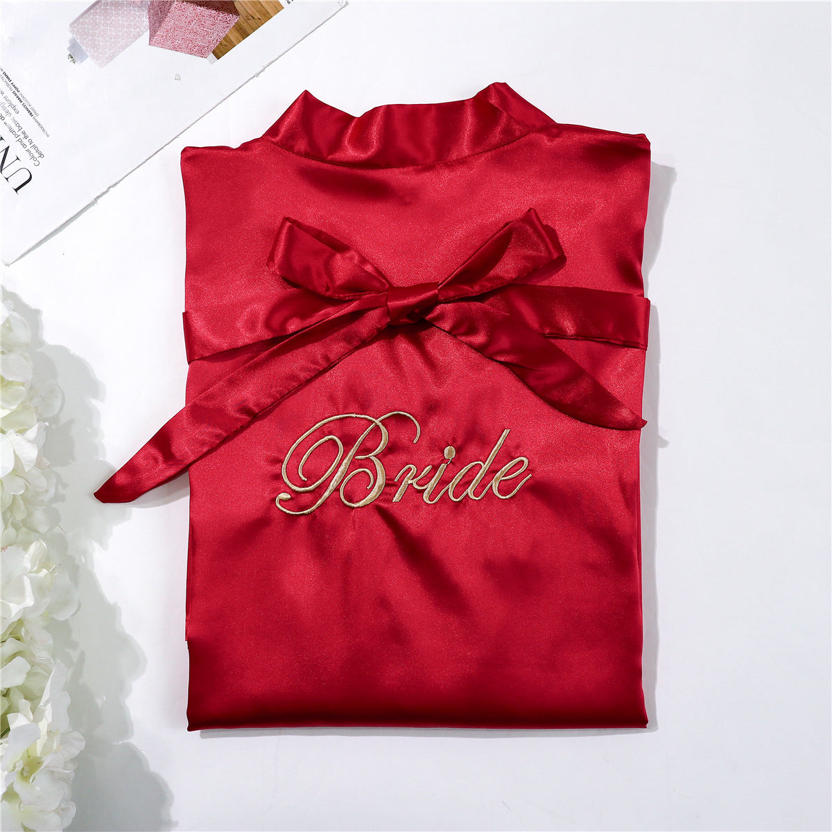 Pyjama de mariée Simulation Soie Chemise