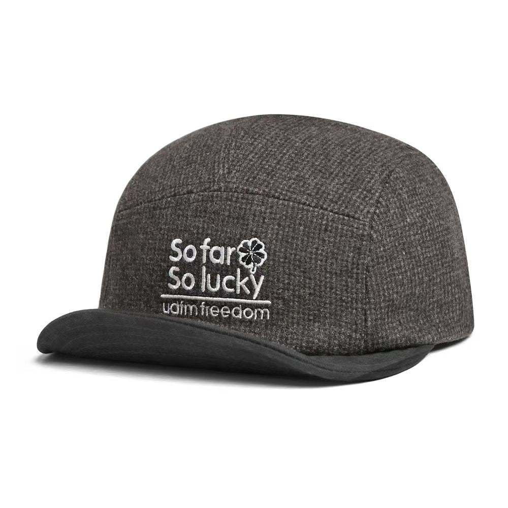 Casquette de baseball à lettres multicolores pour l'automne Et l'hiver