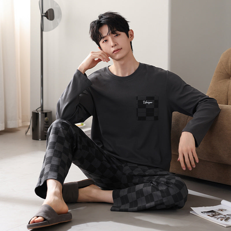 Coton Manches longues Coton complet Casual Vêtements de maison