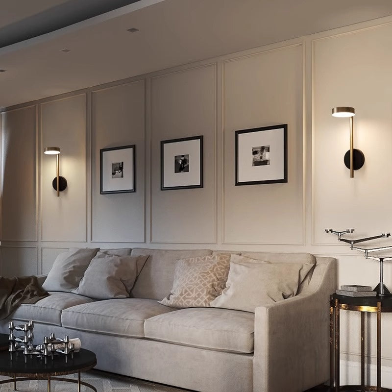 Lampe murale pivotante rotative côté lit