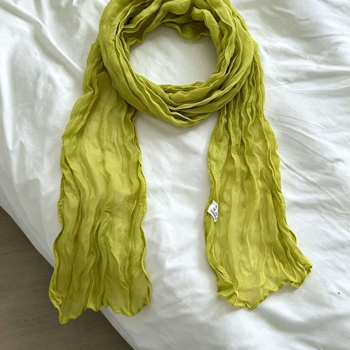 Femmes Versatile Solid-colore Cable-knit mince écharpe chaude pour le printemps et l'automne