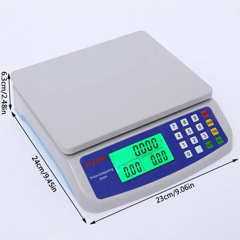 30KG Platform Balance de pesée commerciale Digital-Electronic Price Shop Retail UK