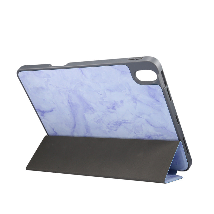 9 Tri-fold Marbling avec stylo logement d'avion de fente