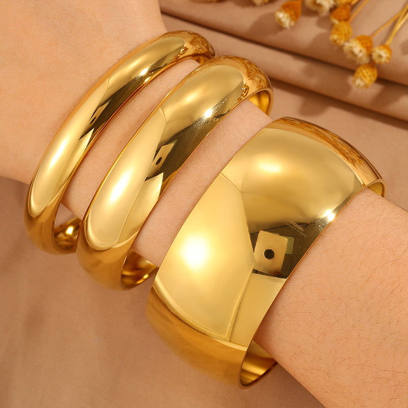 Mamans Non-fading Titanium Bracelet en acier