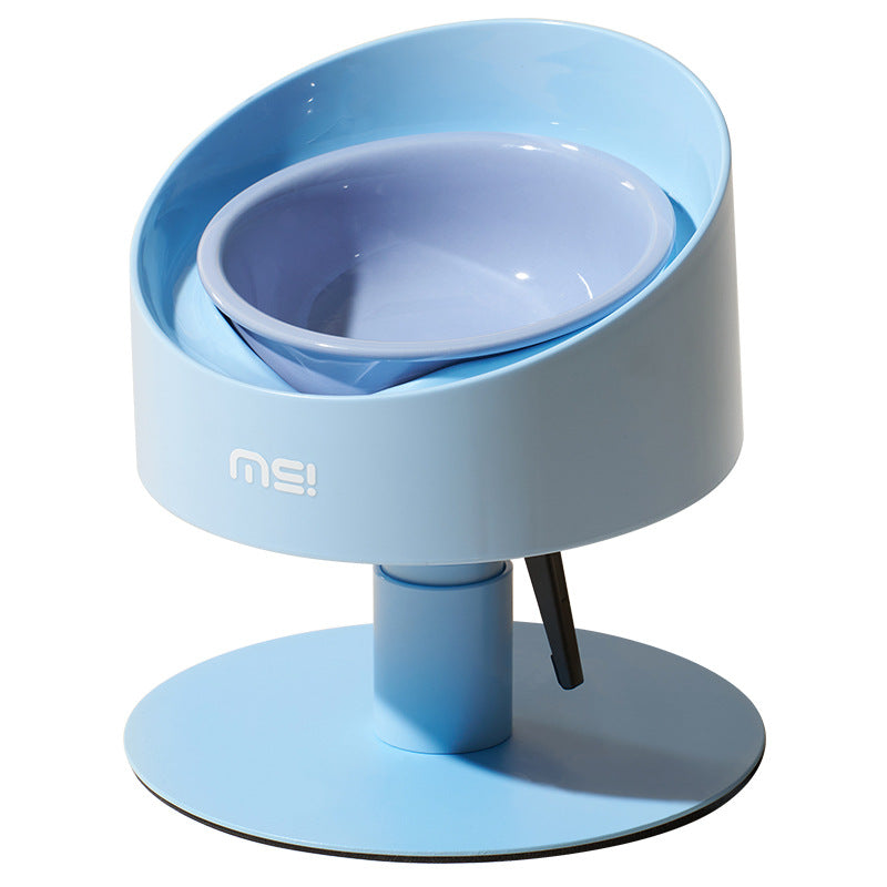 Mochi Sunflower Cat Bowl Ceramic Neck-Support réglable pour les animaux de compagnie