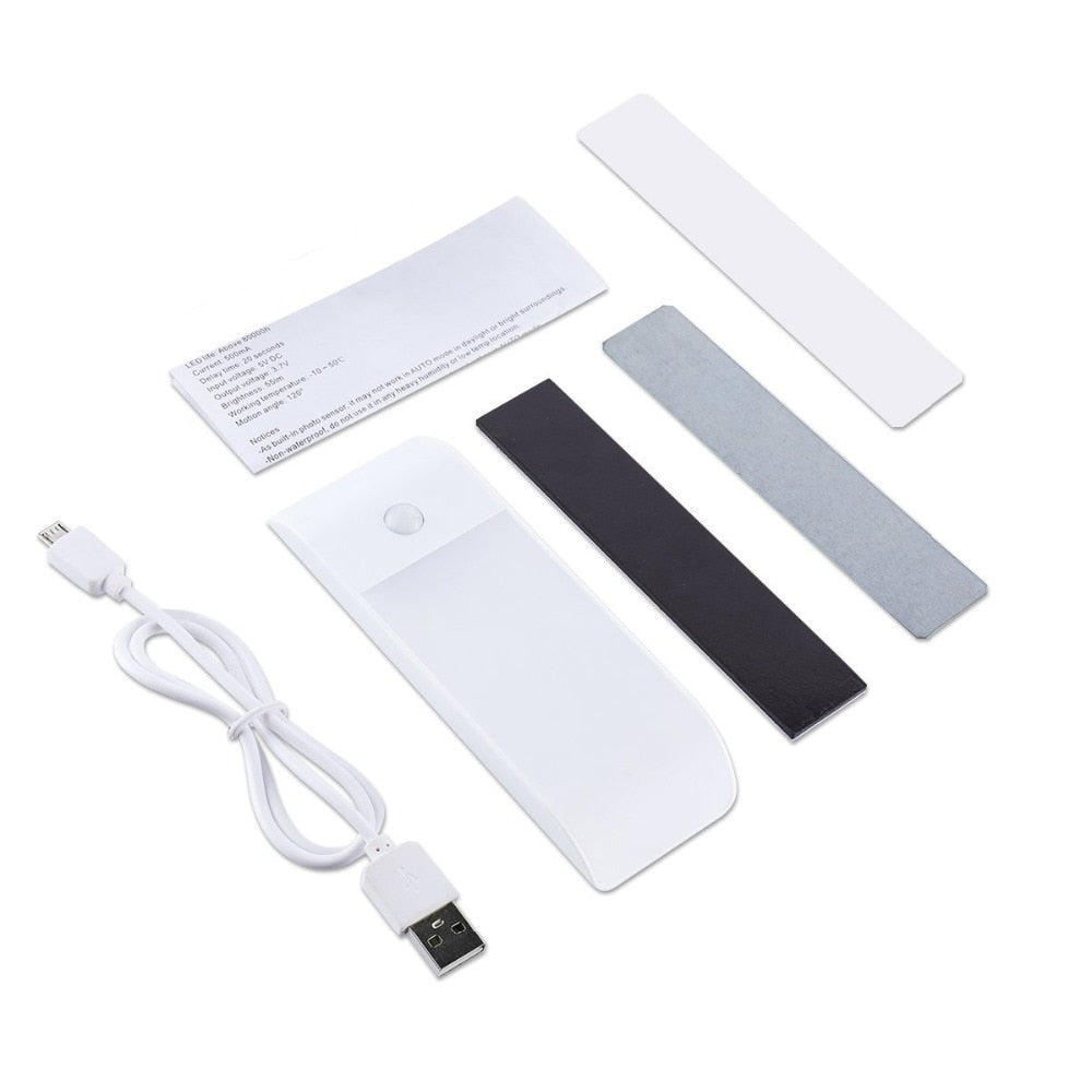 Lumière de nuit rechargeable du capteur