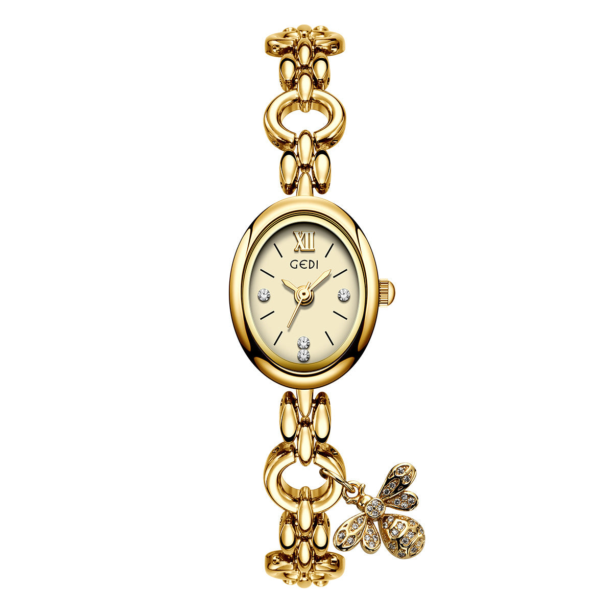 Niche Légère montre de luxe ovale pour dames