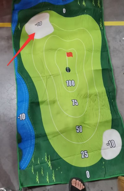 Tapis d'entraînement de golf pour balançoire Jouets parents-enfants Balle Trace Directionnelle Tapis Swing Path Pads S