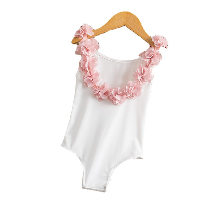 Double maillot de bain de dos Cross Double Bow Grande dentelle de dos Une pièce