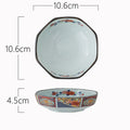 Céramique Bol de table octagonale japonaise pour usage domestique