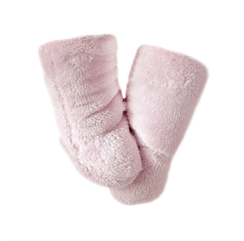 Couvre-pieds de bébé Couvre-chaussures chaudes épaisses Protège-pieds Couvre-chaussures d'hiver