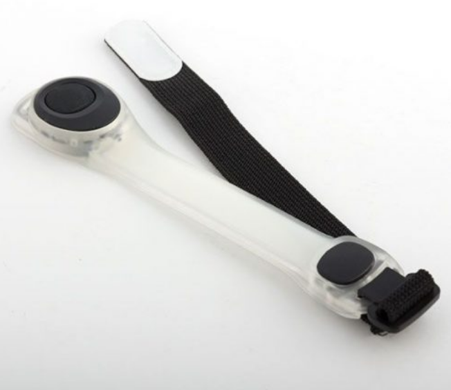 1X Clignotant LED Sécurité Nuit Réfléchissant Ceinture Strap Brassard Vélo Courir