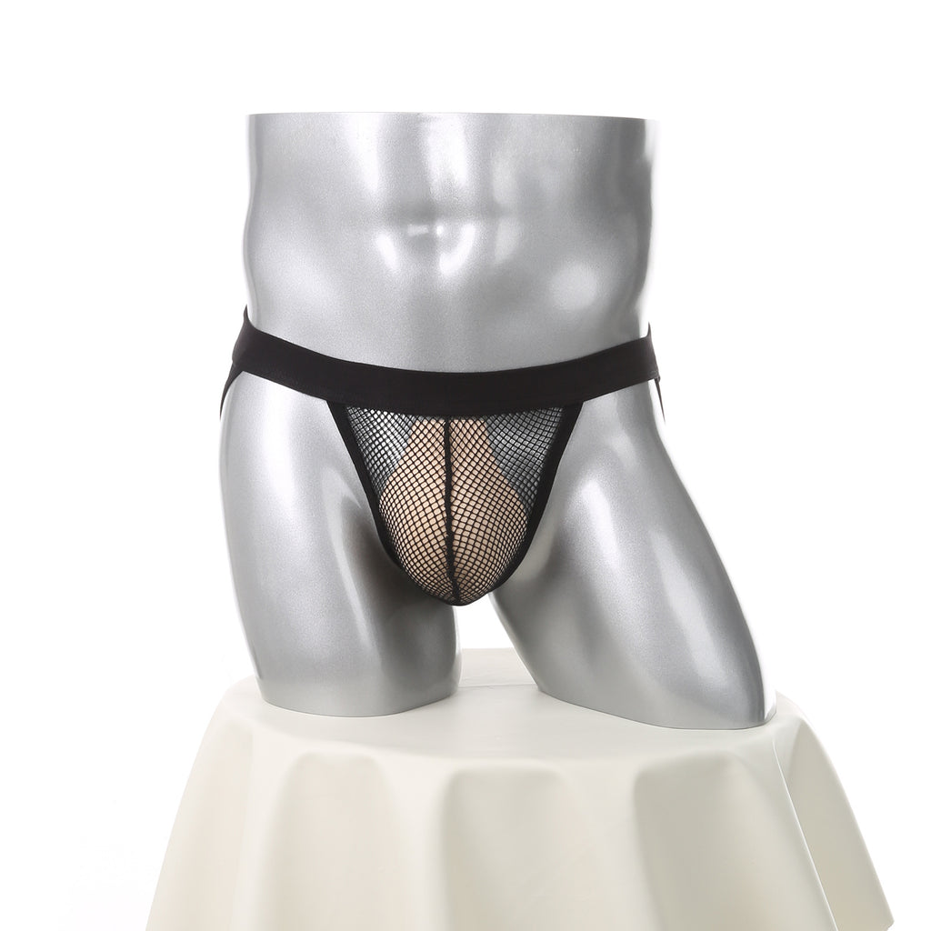 Hommes Mesh Sous-vêtements Sheer Fishnet Respirant