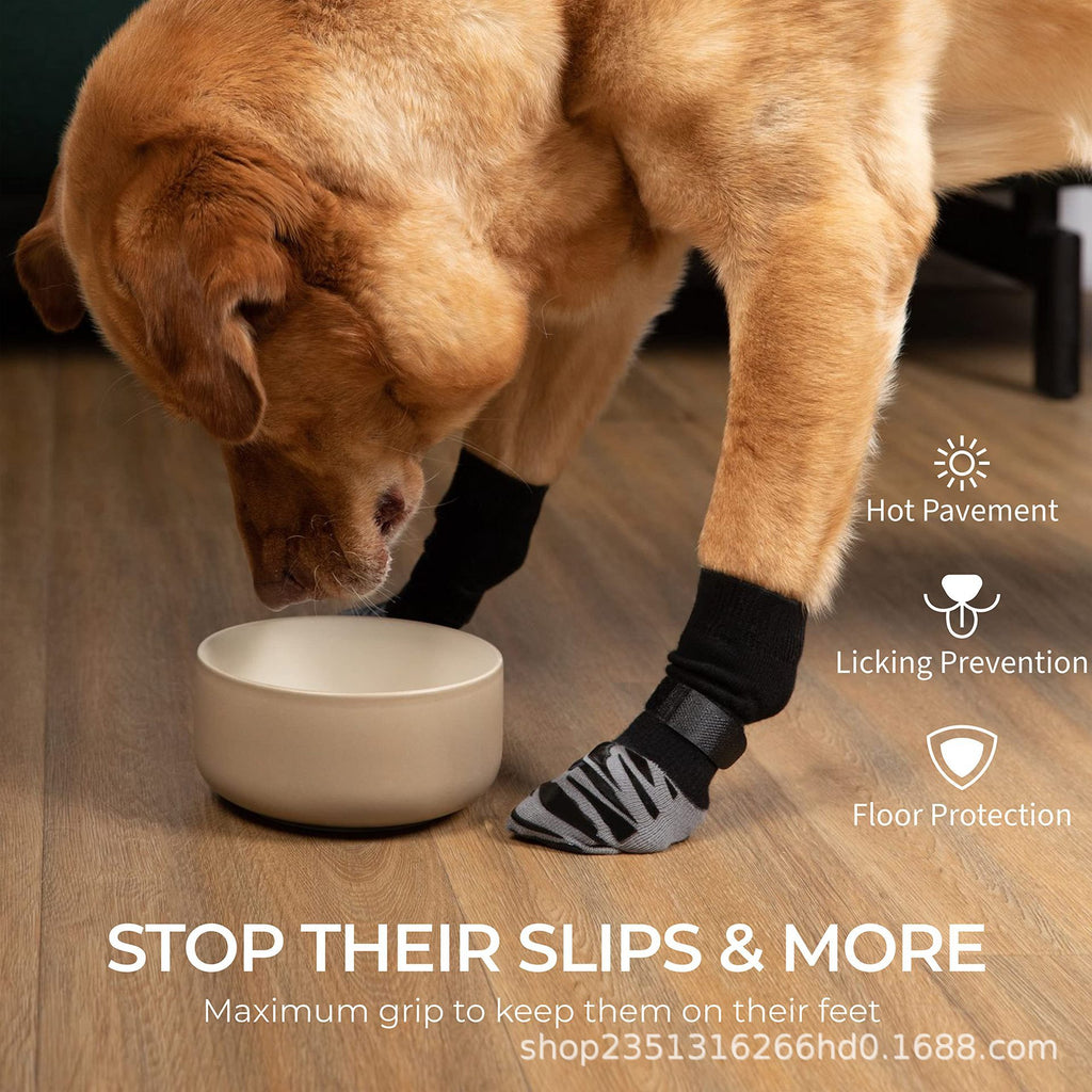 Chaussettes de chien antidérapantes et réchauffeurs de jambes pour Bulldogs français moyens à grands