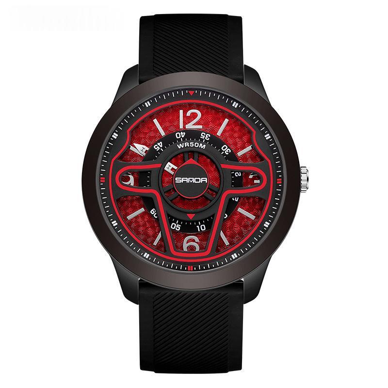 Volant créatif 3D Hollow-Out Montre électronique