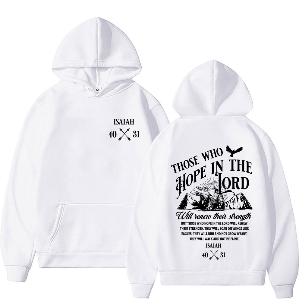 Christian Jesus Letters Imprimer Hoodies Hommes Vêtements Femmes