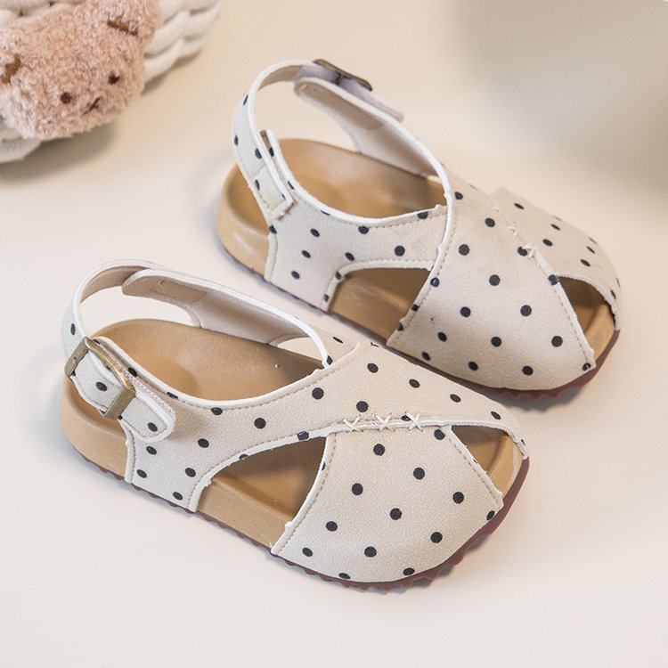 Été Enfants Polka Dot Birken Sandales romaines