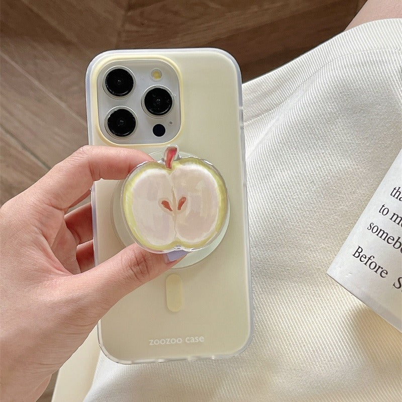 Boîtier de téléphone magnétique double couche