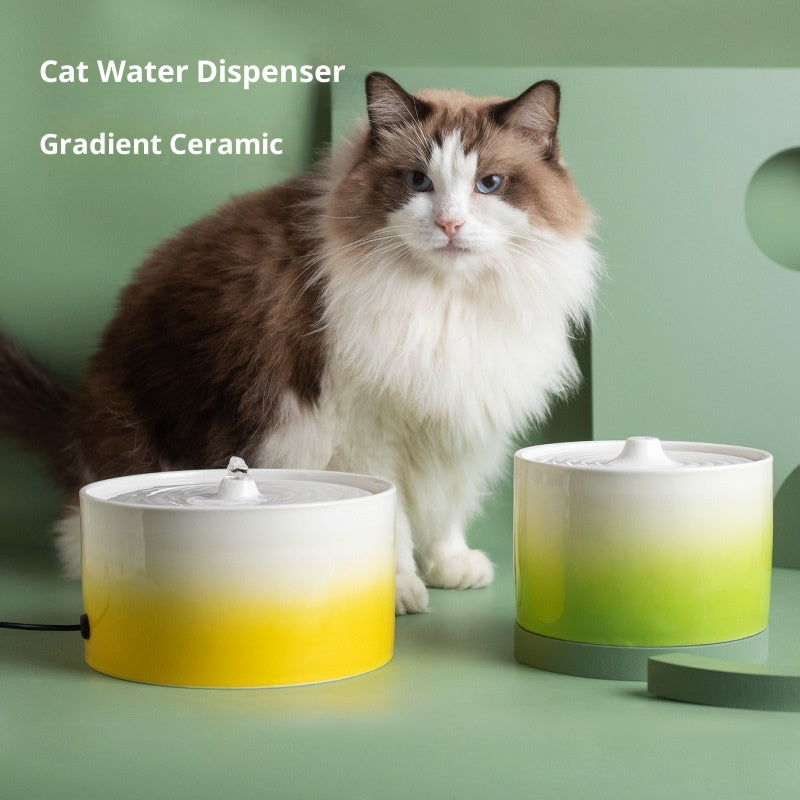 Cat électrique en céramique eau distributeur boisson fontaine