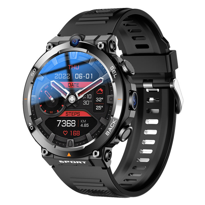 H10 écran rond Smart Watch Nfc contrôle d'accès Photo Playstore lampe de poche