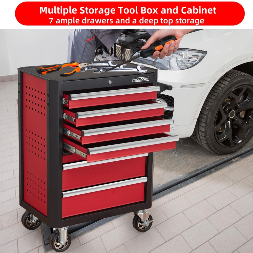 Uniquement pour l'expédition sur Waybill 28-inch 7-drawer Tool Cart TT2807