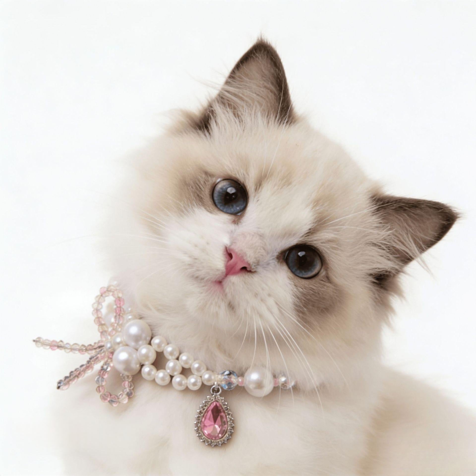 Accessoire de mode de style socialite Rag Doll Pomeranian Pet
