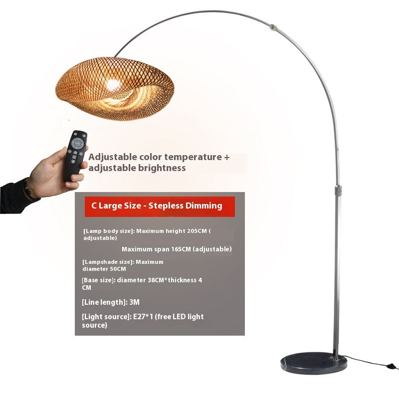 Type de bouton de lampe de plancher de pêche