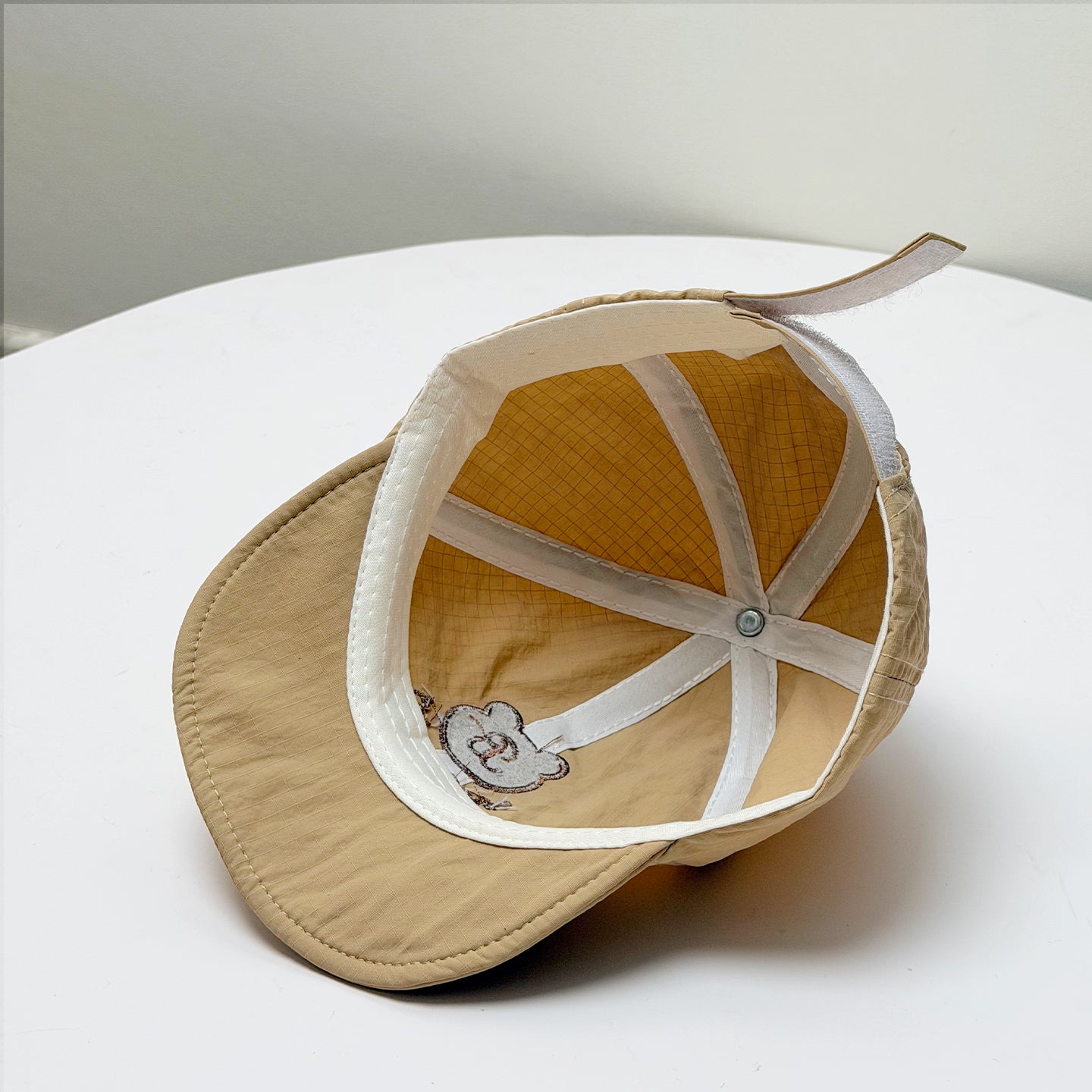 Style coréen mignon petit ours brodé Alphabet bébé chapeau de soleil