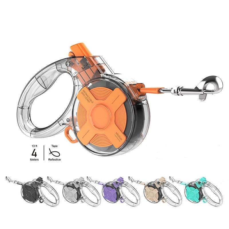 Corde de maintien automatique des mains de chien rétractable