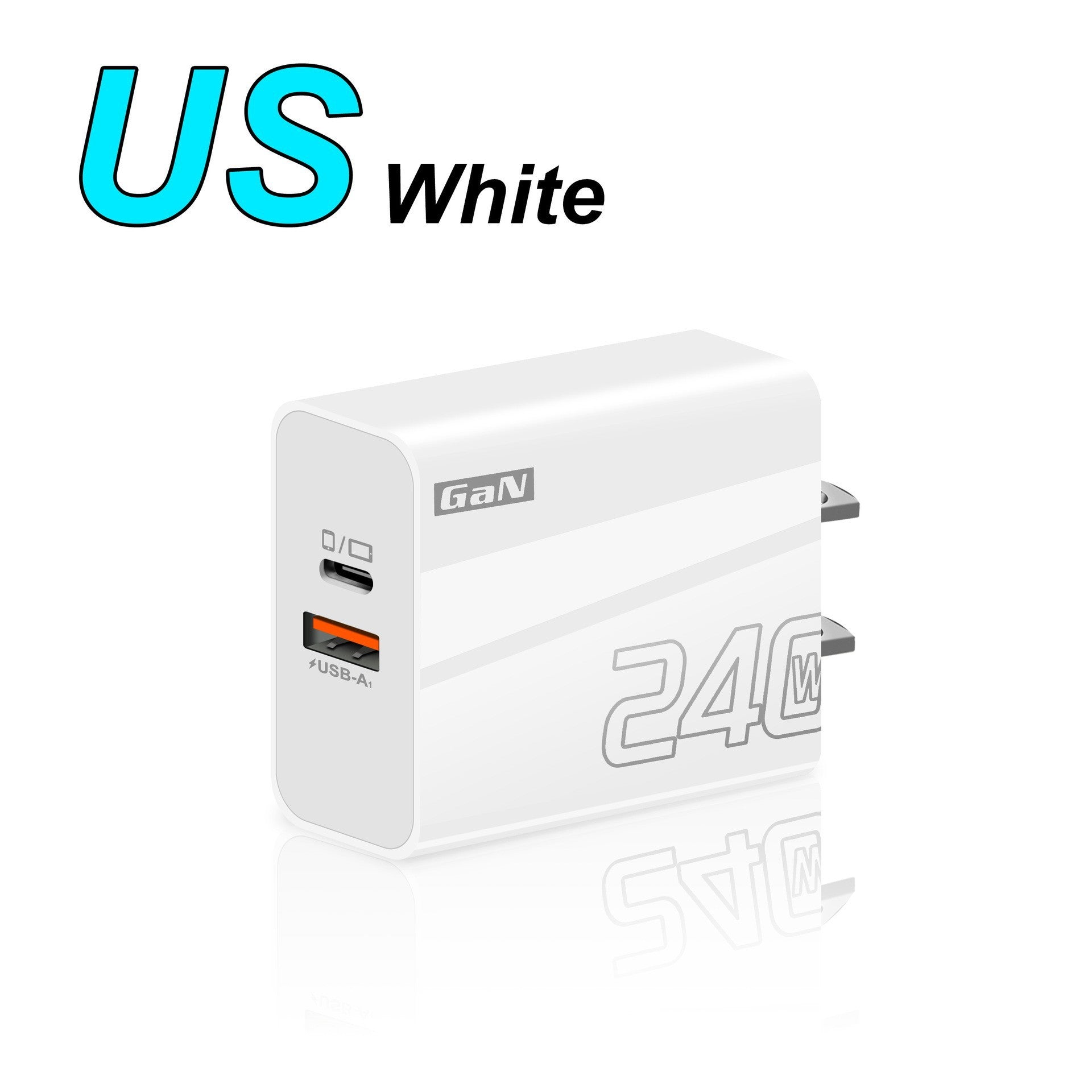 Adaptateur de recharge rapide multiports 240W pour smartphones