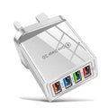 Couleur lumineuse téléphone mobile Charge Head Intelligent 3A