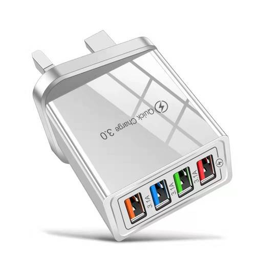 Couleur lumineuse téléphone mobile Charge Head Intelligent 3A