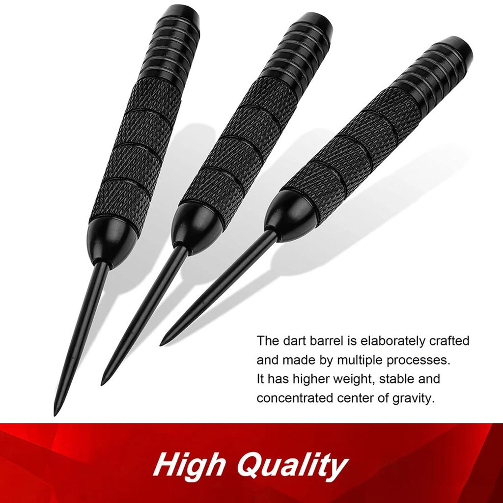 6Pack Professional Tungsten Darts Tip Set Steel Shaft 12 Vols avec Case UK