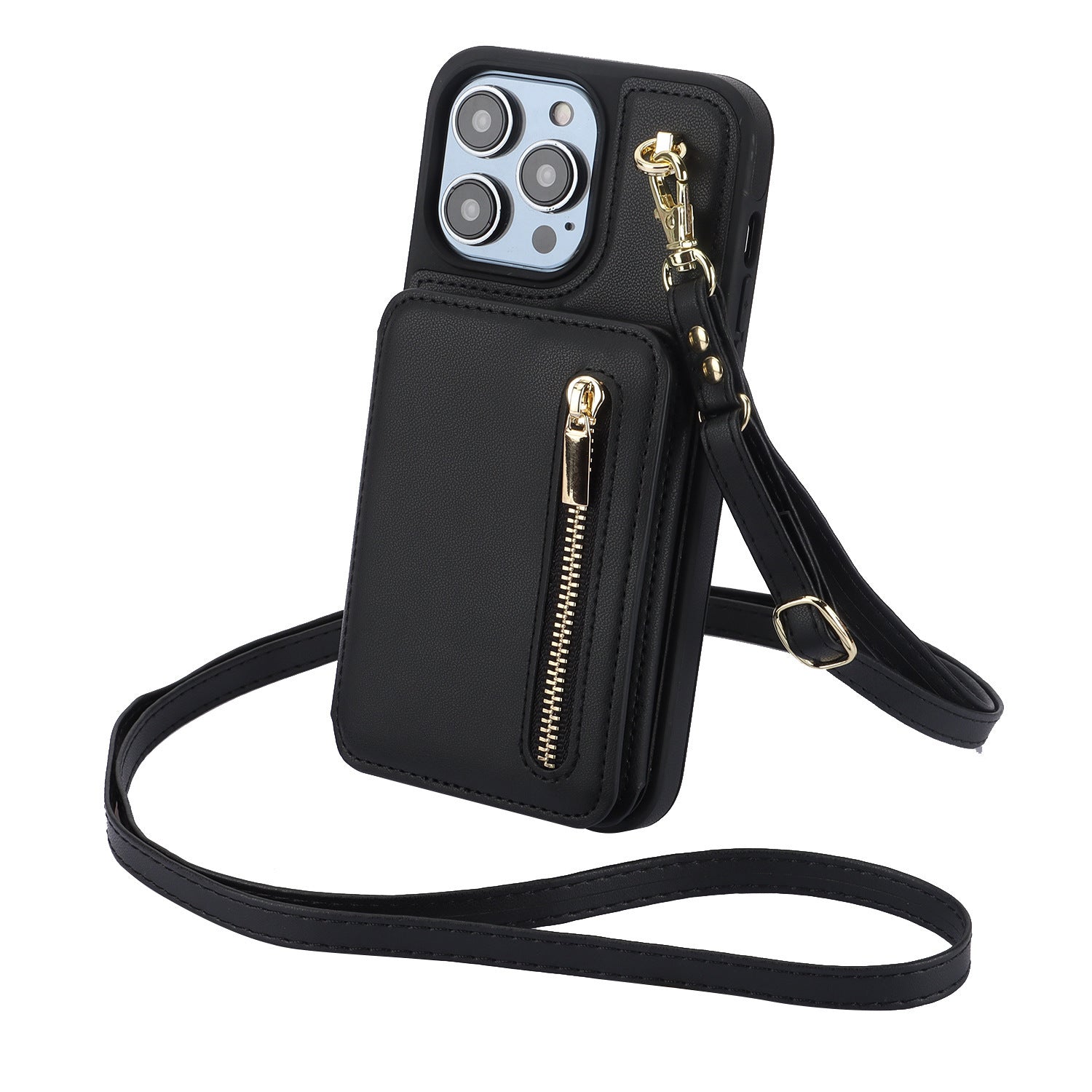 Porte-cartes zippées créative Corde cas téléphone