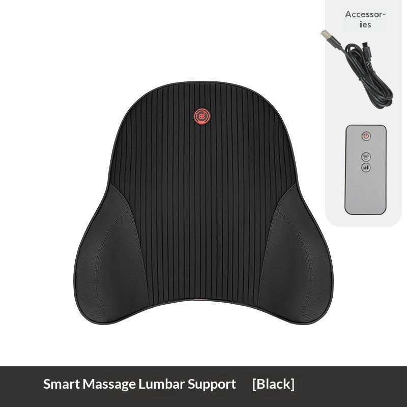 Accoudoir de voiture Massage électrique Lombaire Support Coussin
